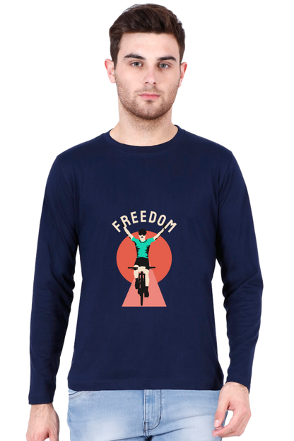 Men's BMX Full sleeve T-Shirt - freedom