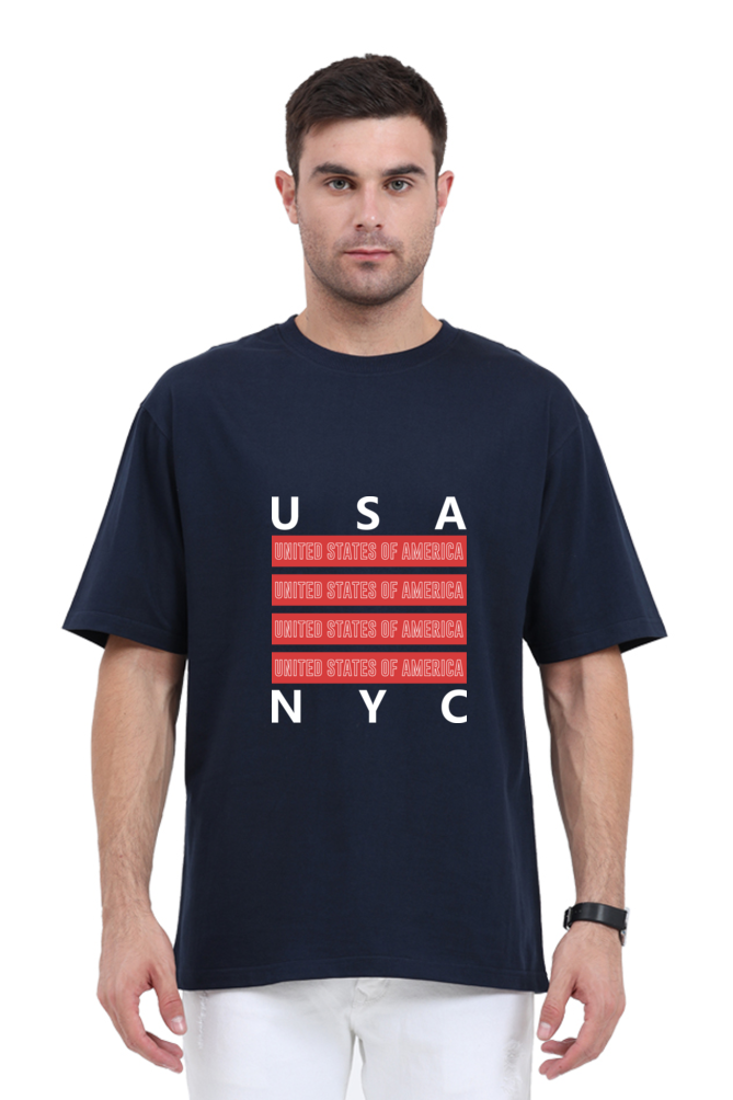 Urban Unisex Cotton Round Neck T-shirt - NYC