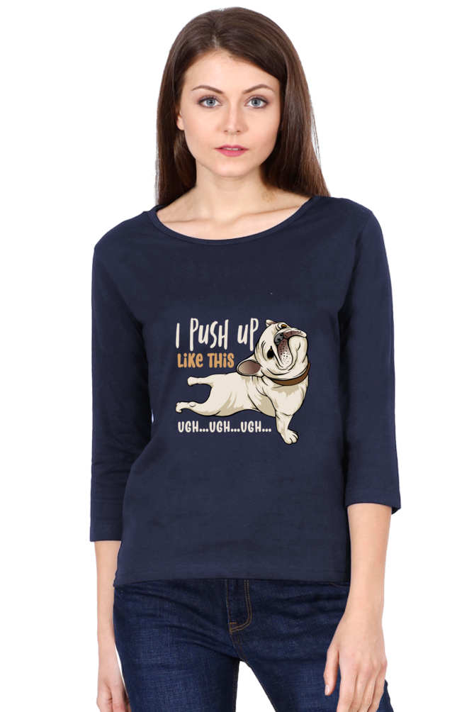 Women’s Full Sleeves Funny & Queen SVG T-Shirts - Push up