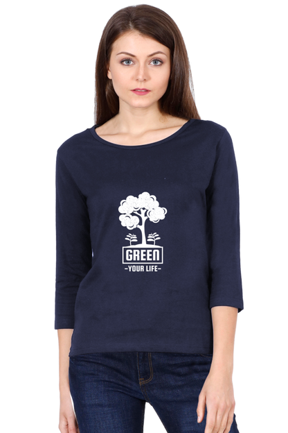 Women’s Full Sleeves Gardening T-Shirts - life
