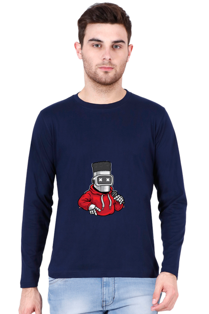 Men’s  Dance Full Sleeve - T Shirt - robot hip-hop
