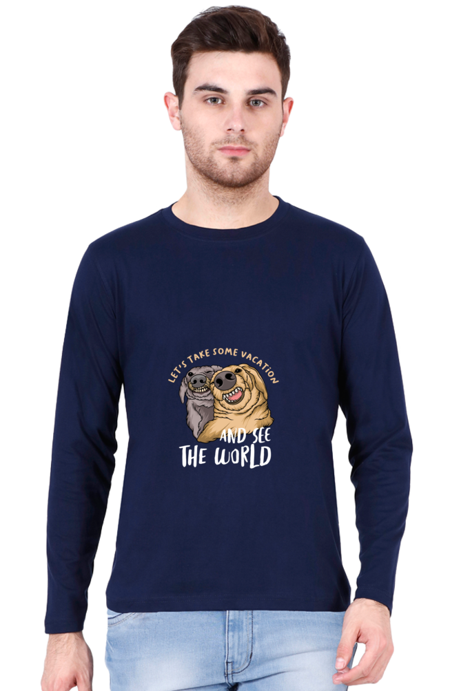Men’s  Funny & Queen SVG Full Sleeve - T Shirt - vacation