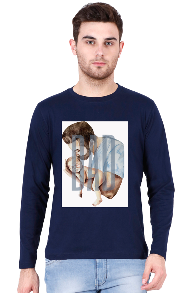 Men’s Full Sleeve - T Shirt- DAD & New Born