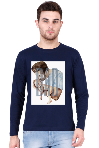 Men’s Full Sleeve - T Shirt- DAD & New Born
