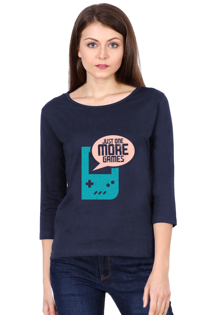 Women’s Full Sleeves Gamer T-Shirts - Just One