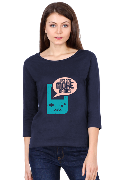 Women’s Full Sleeves Gamer T-Shirts - Just One