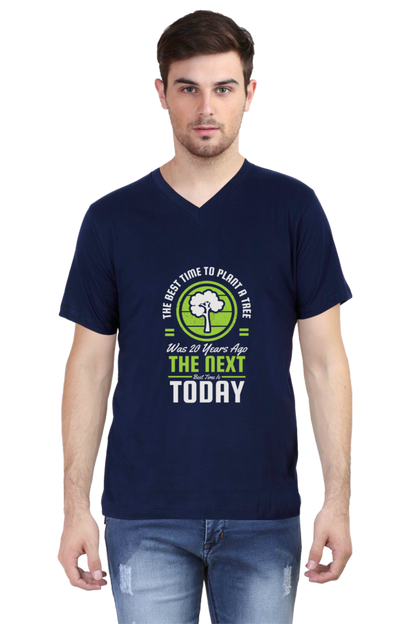 Men's Gardening V Neck T-Shirt - 20 years