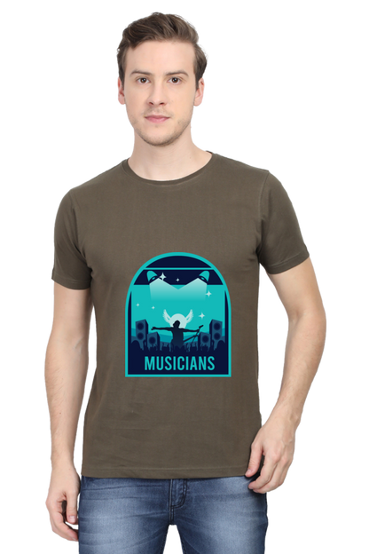 Music Unisex Cotton Round Neck T-shirt - Musicians