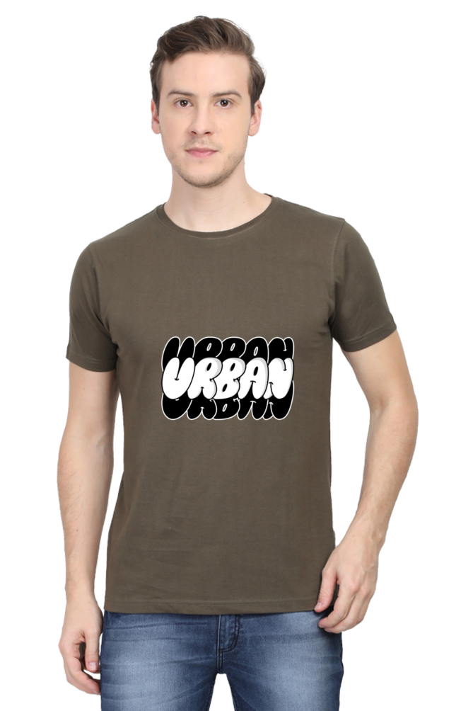 Urban Unisex Cotton Round Neck T-shirt