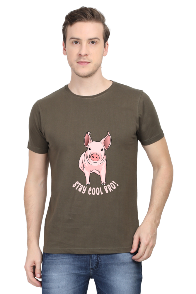 Men's Funny & Queen SVG Round Neck T-Shirt - cool
