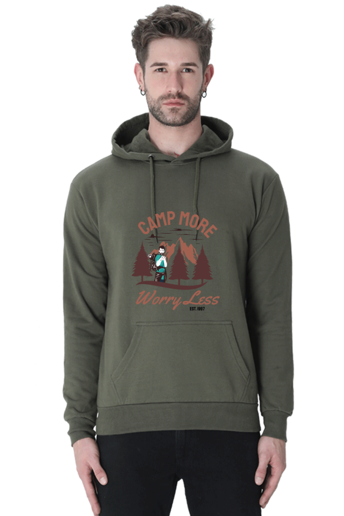 Men's  Adventure Sweatshirts Hoodie - worryless