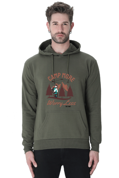 Men's  Adventure Sweatshirts Hoodie - worryless