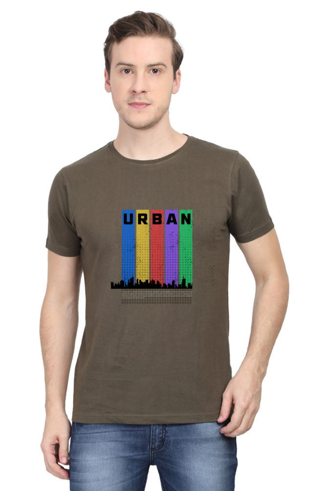 Urban Unisex Cotton Round Neck T-shirt