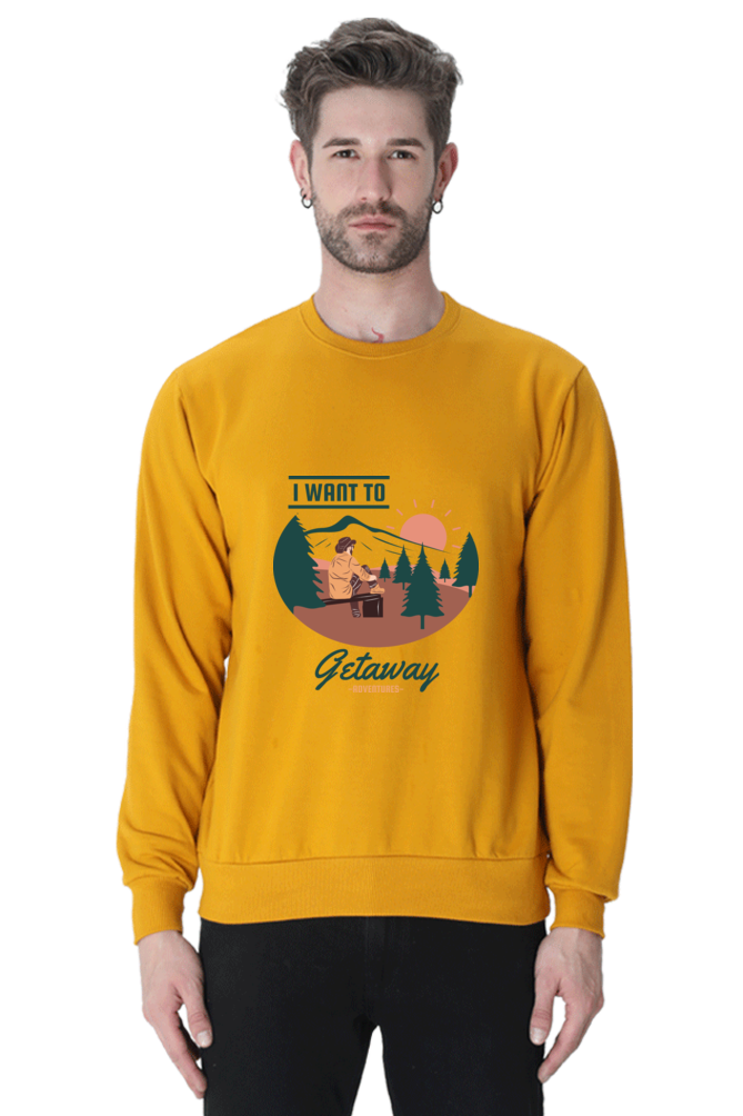 Men Adventure Sweatshirt - get away