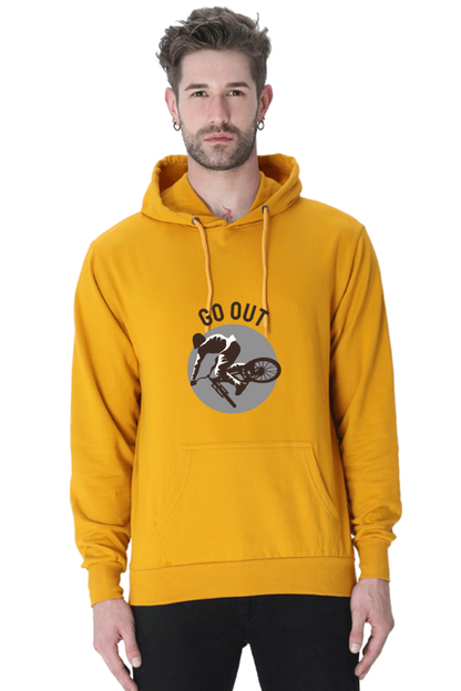 Men's  Rider Sweatshirts Hoodie - go out
