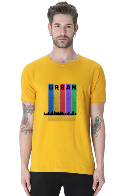 Urban Unisex Cotton Round Neck T-shirt