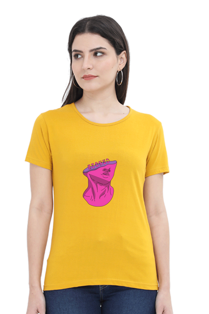 Women’s Round Neck Stones T-Shirts - Stoned Head