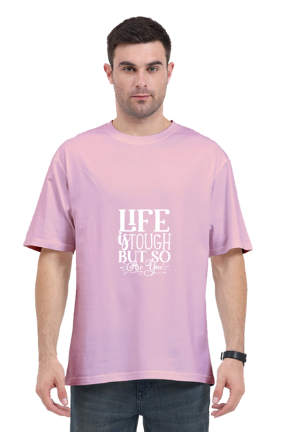 Men Motivational Oversized Classic T Shirt  - Tough
