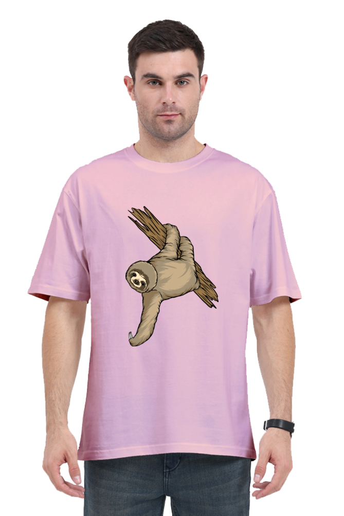 Men Sloth Oversized Classic T Shirt  - filmy