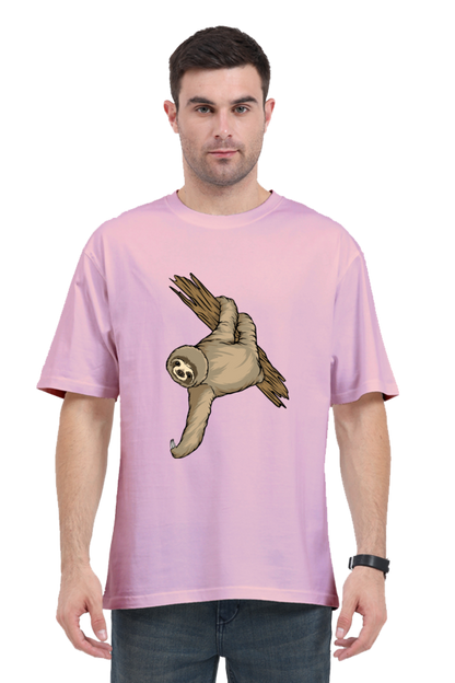 Men Sloth Oversized Classic T Shirt  - filmy