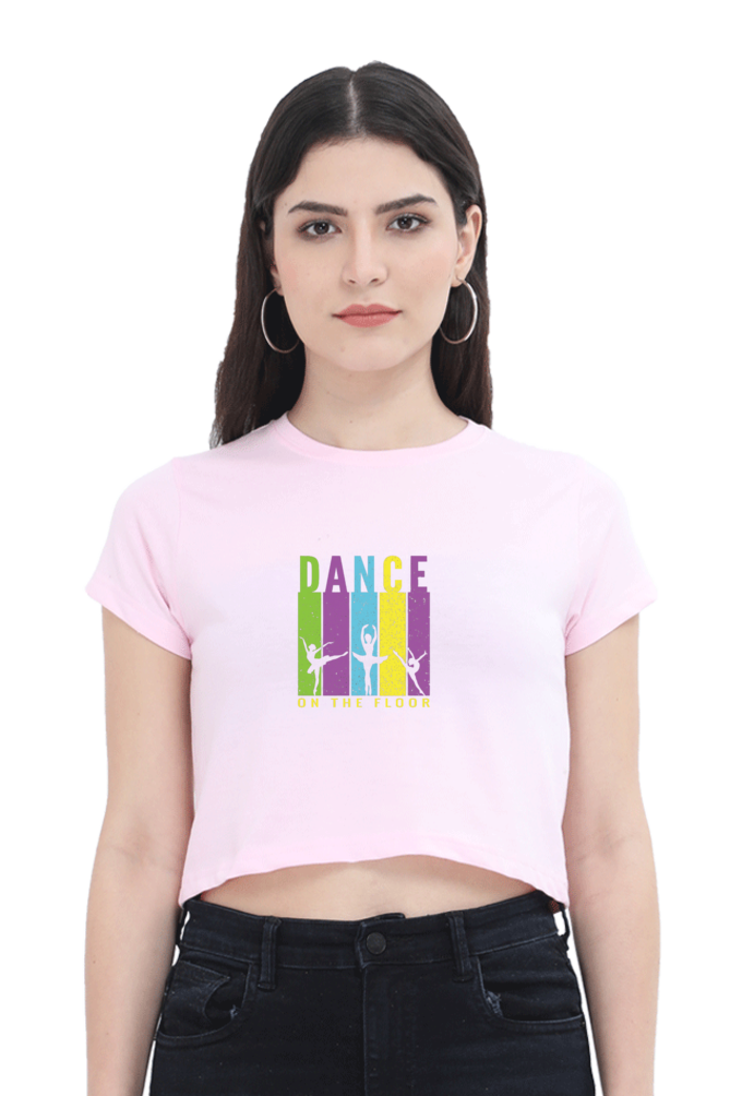 Women Dance Crop Top - floor dance