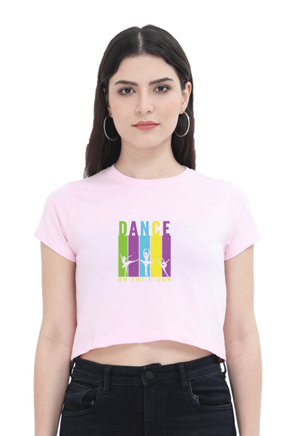 Women Dance Crop Top - floor dance