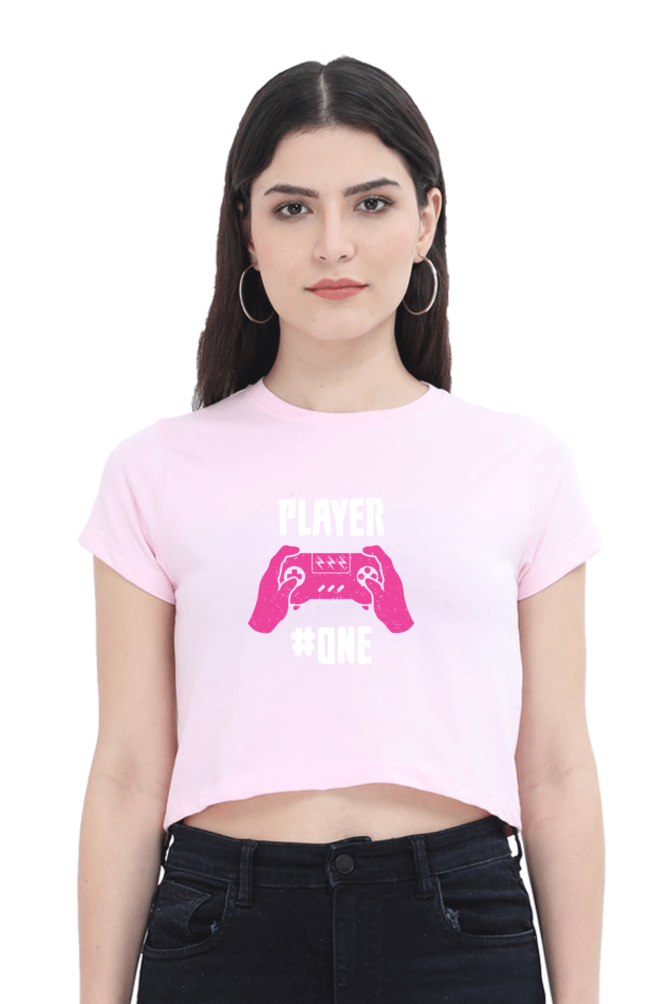 Women Gamer Crop Top - Player