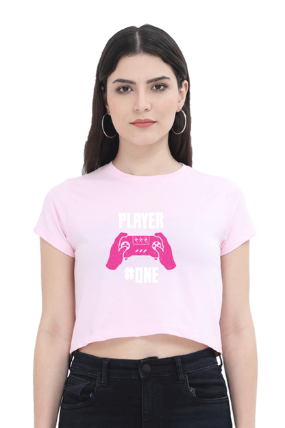 Women Gamer Crop Top - Player