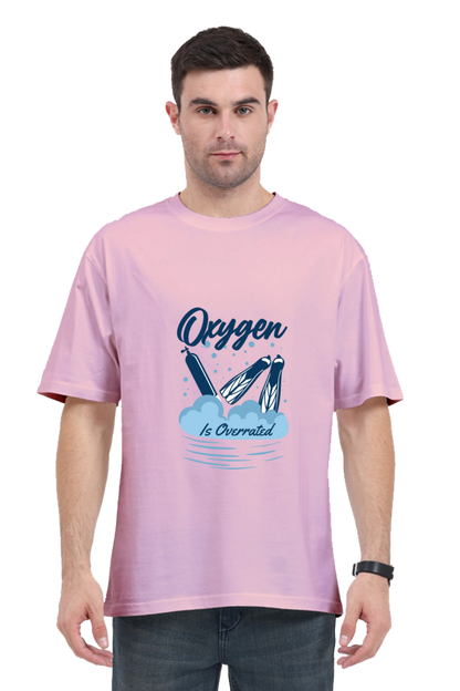 Men Swimming Oversized Classic T Shirt  - Overrated