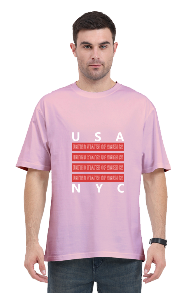 Urban Unisex Cotton Round Neck T-shirt - NYC