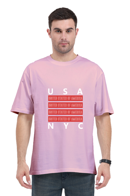 Urban Unisex Cotton Round Neck T-shirt - NYC
