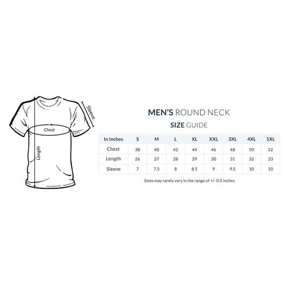 Round Neck Half-Sleeves - Cannabis T-Shirt