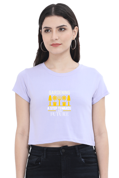 Women Gardening Crop Top -  future