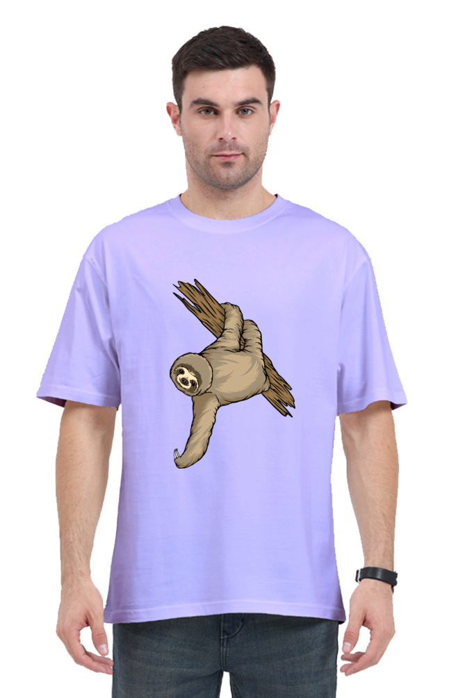 Men Sloth Oversized Classic T Shirt  - filmy