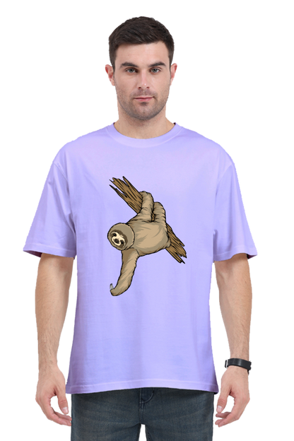 Men Sloth Oversized Classic T Shirt  - filmy