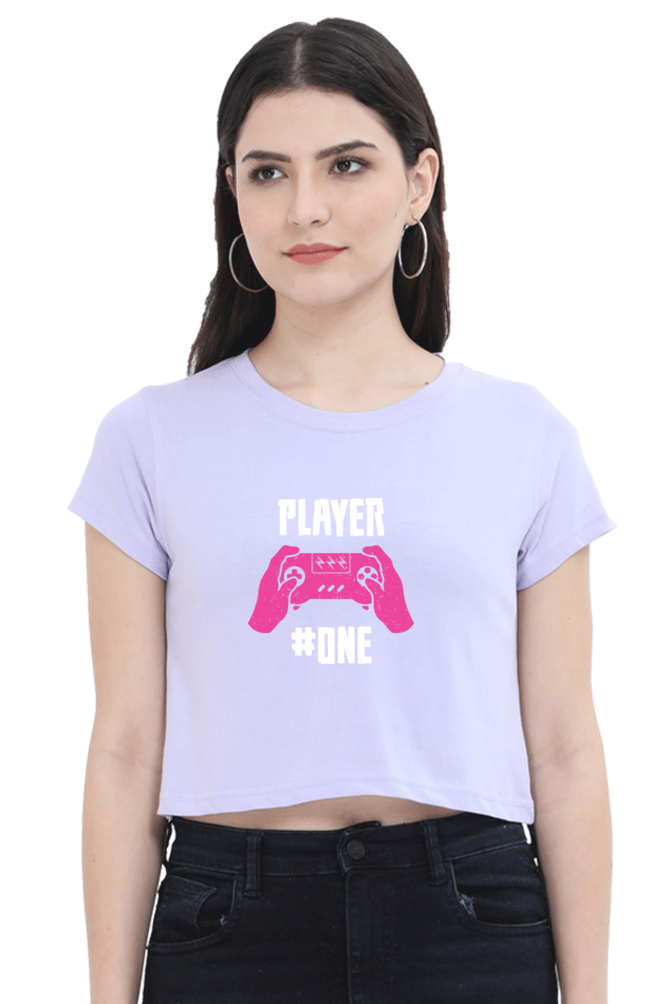 Women Gamer Crop Top - Player