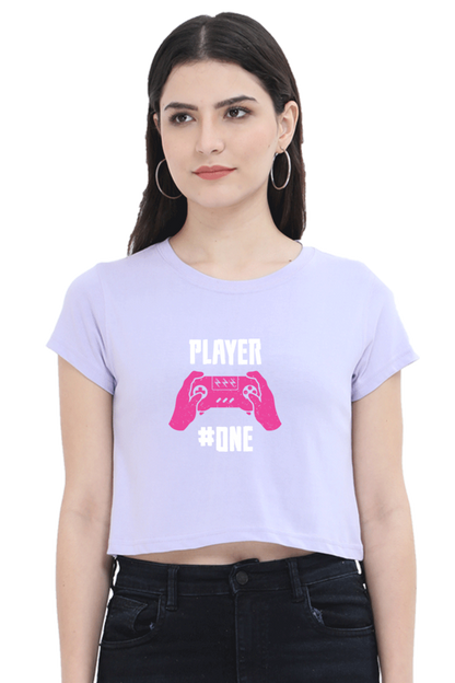 Women Gamer Crop Top - Player