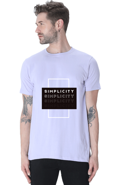 Minimalistic Unisex Cotton Round Neck T-shirt