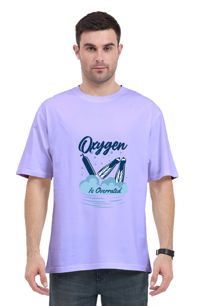 Men Swimming Oversized Classic T Shirt  - Overrated