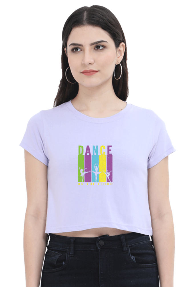 Women Dance Crop Top - floor dance