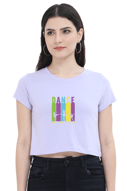 Women Dance Crop Top - floor dance