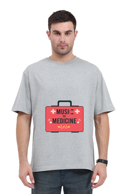 Men Oversized Classic T Shirt - Medicine