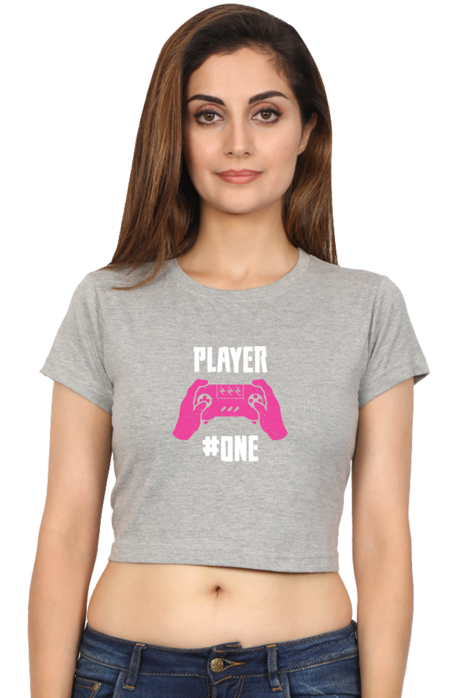 Women Gamer Crop Top - Player