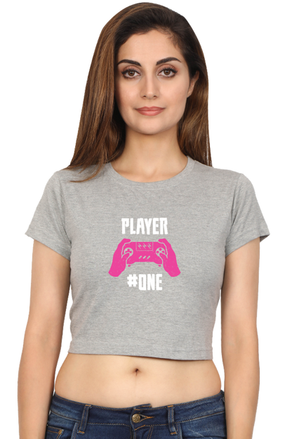 Women Gamer Crop Top - Player