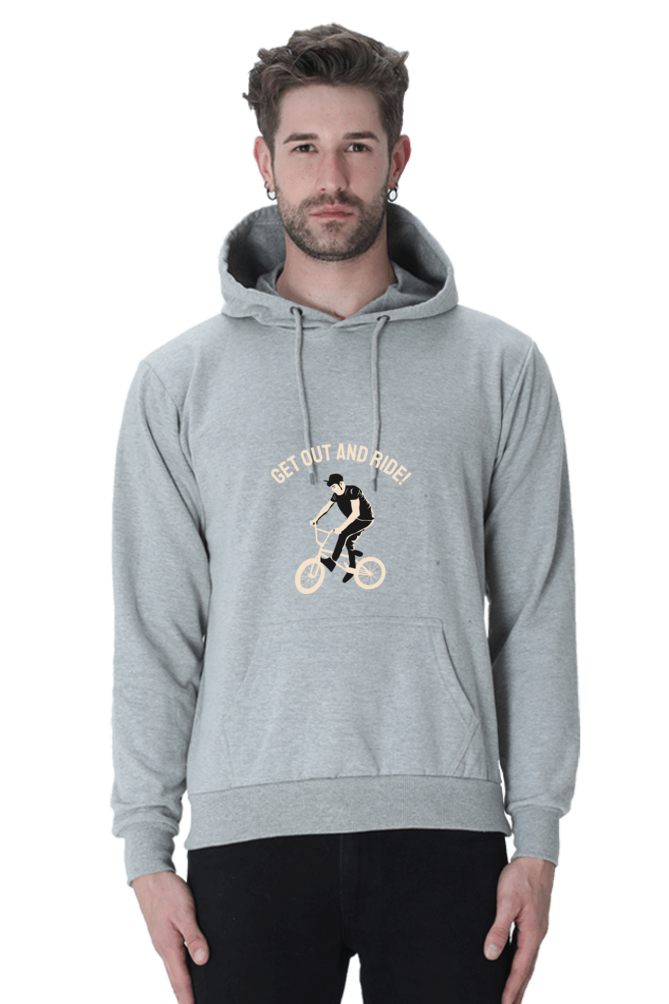 Men's  Rider Sweatshirts Hoodie - get out