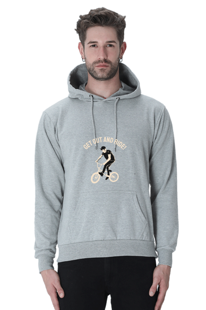 Men's  Rider Sweatshirts Hoodie - get out