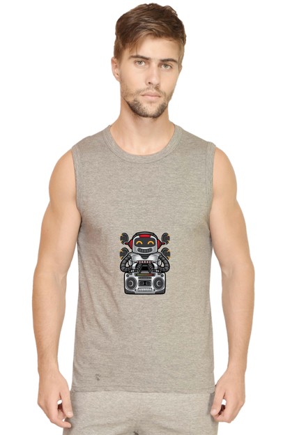 Men’s Dance Gym Vest - radio hip-hop