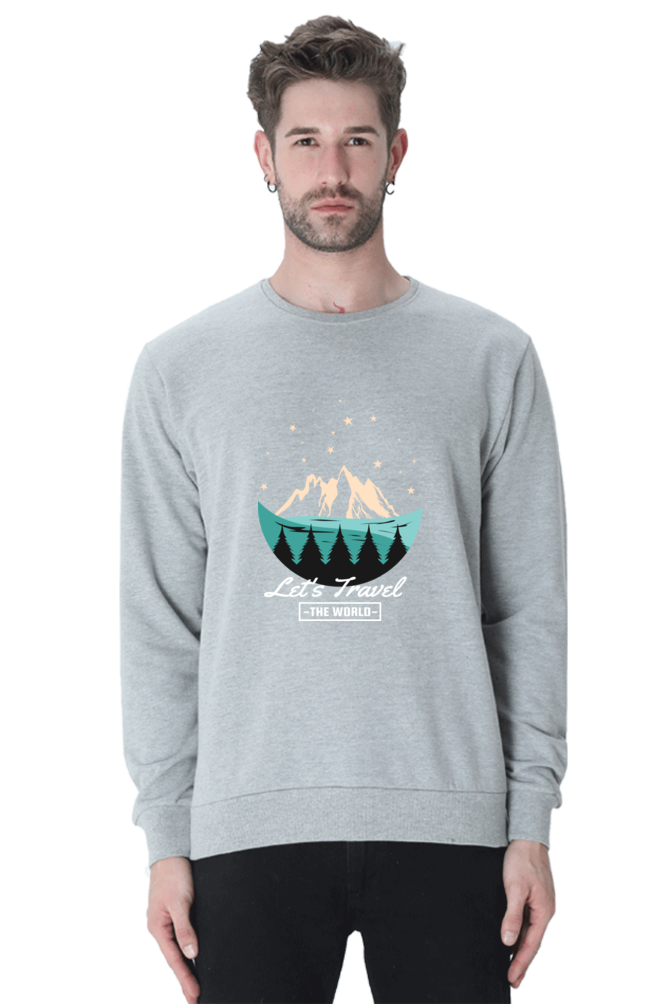 Men Adventure Sweatshirt - let's travel