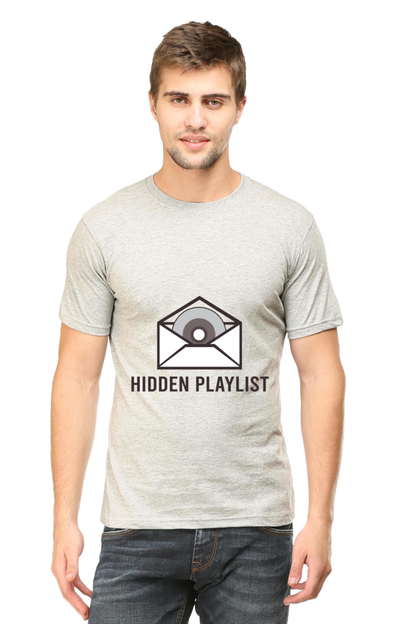 Music Unisex Cotton Round Neck T-shirt - Hidden Playlist