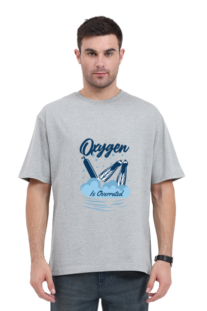 Men Swimming Oversized Classic T Shirt  - Overrated